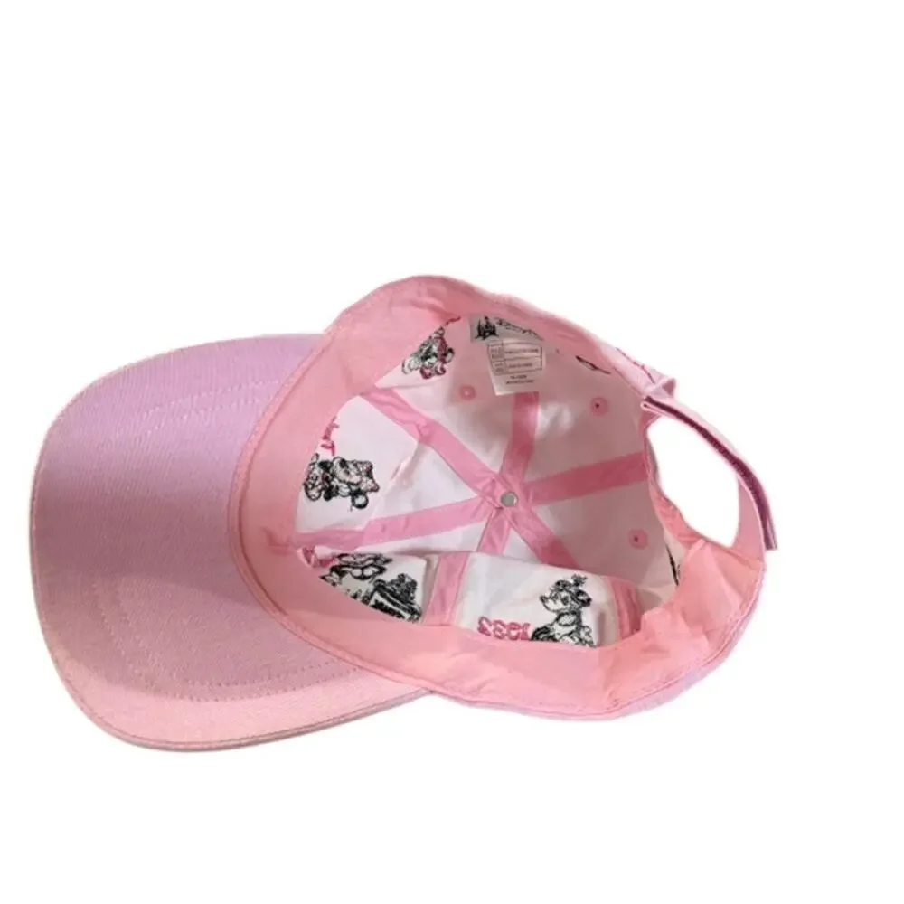 Minnie Mouse Disney Park Authentic Original Pink Hat in Excellent Condition